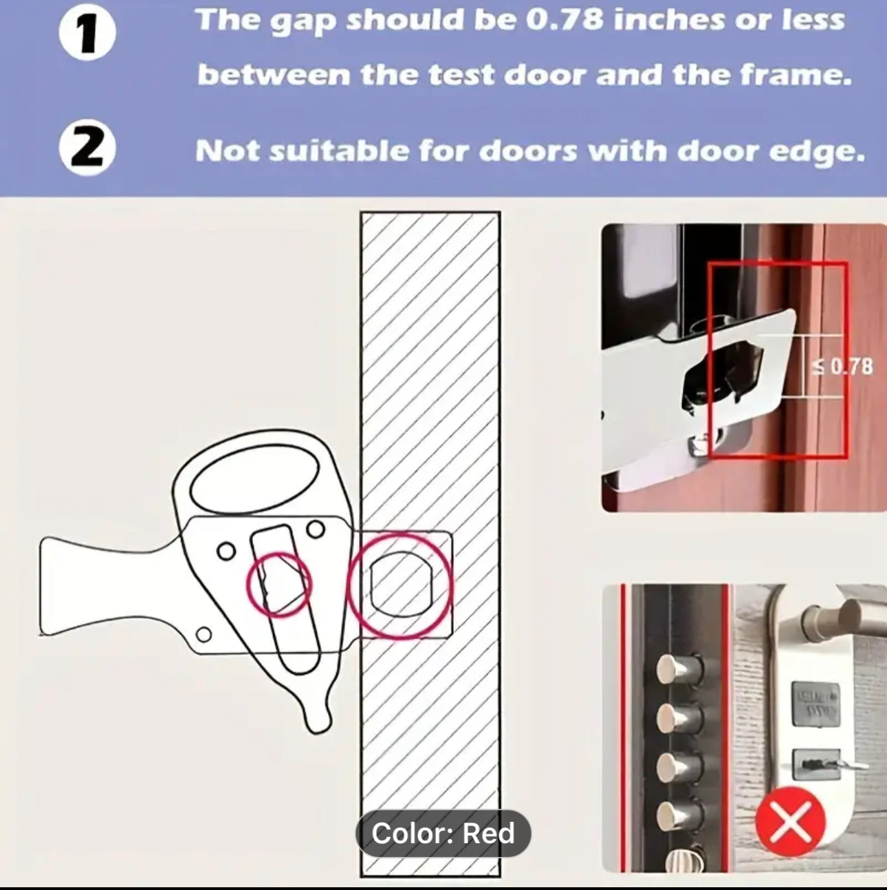 Portable Door Lock